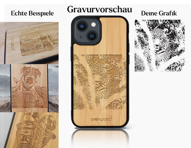 INDIVIDUEL iPhone 15 Pro bambou plastique